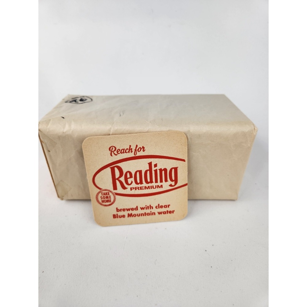 Vintage Unopened Sleeve Reading Premium Beer Bar Coasters‎ Pennsylvania Brewing